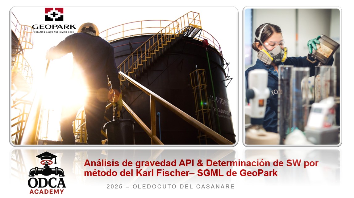 Procedimientos para determinar Gravedad API & Contenido de agua en suspensión por método del Karl Fischer